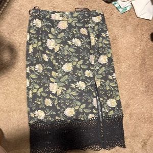Floral skirt